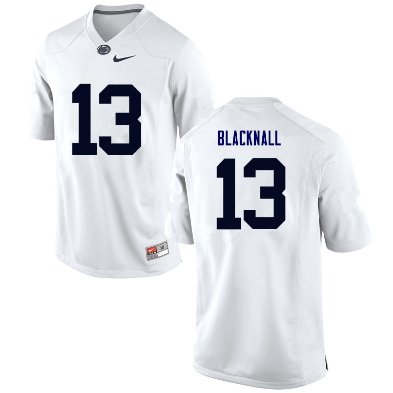 Men Penn State Nittany Lions #13 Saeed Blacknall College Football Jerseys-White